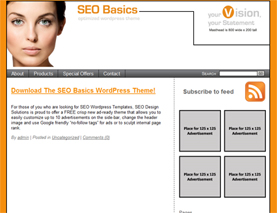 Download The SEO Basics WordPress Theme for FREE